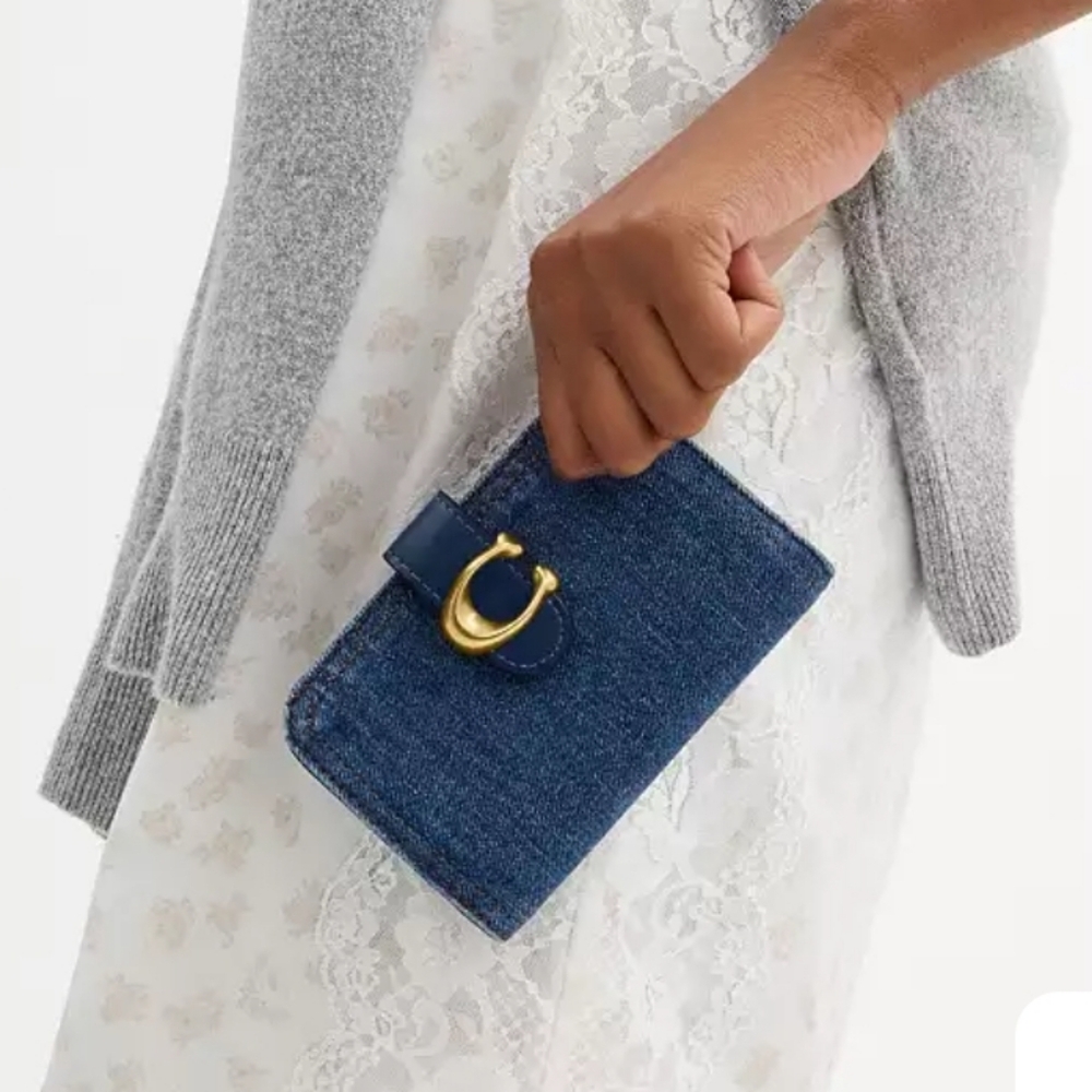 Coach Tabby Denim Wallet - Picture 5 of 12